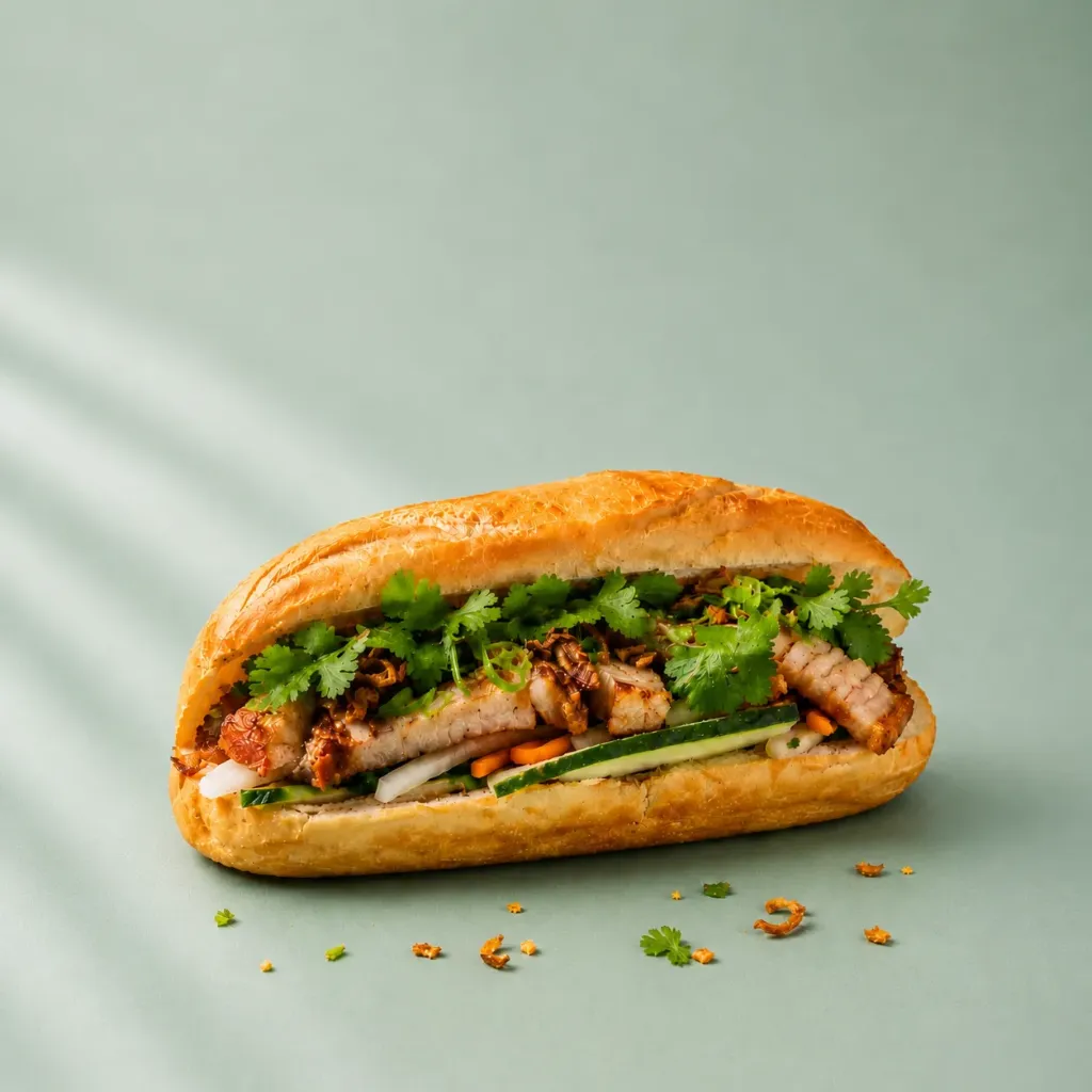 Bánh Mì Crispy Pork Belly
