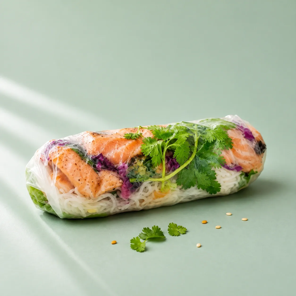 Springrolls Salmon